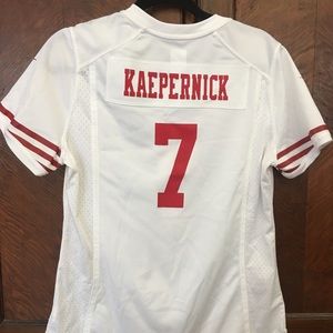 49ers Kaepernick Jersey, Women’s size M